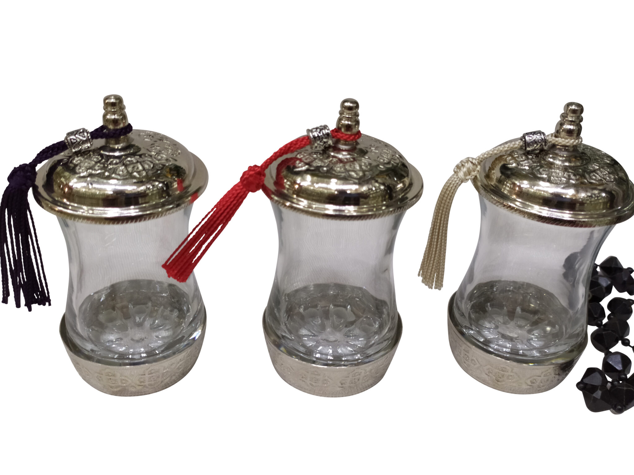 verres à thé marocain Helab avec motifs métalliques