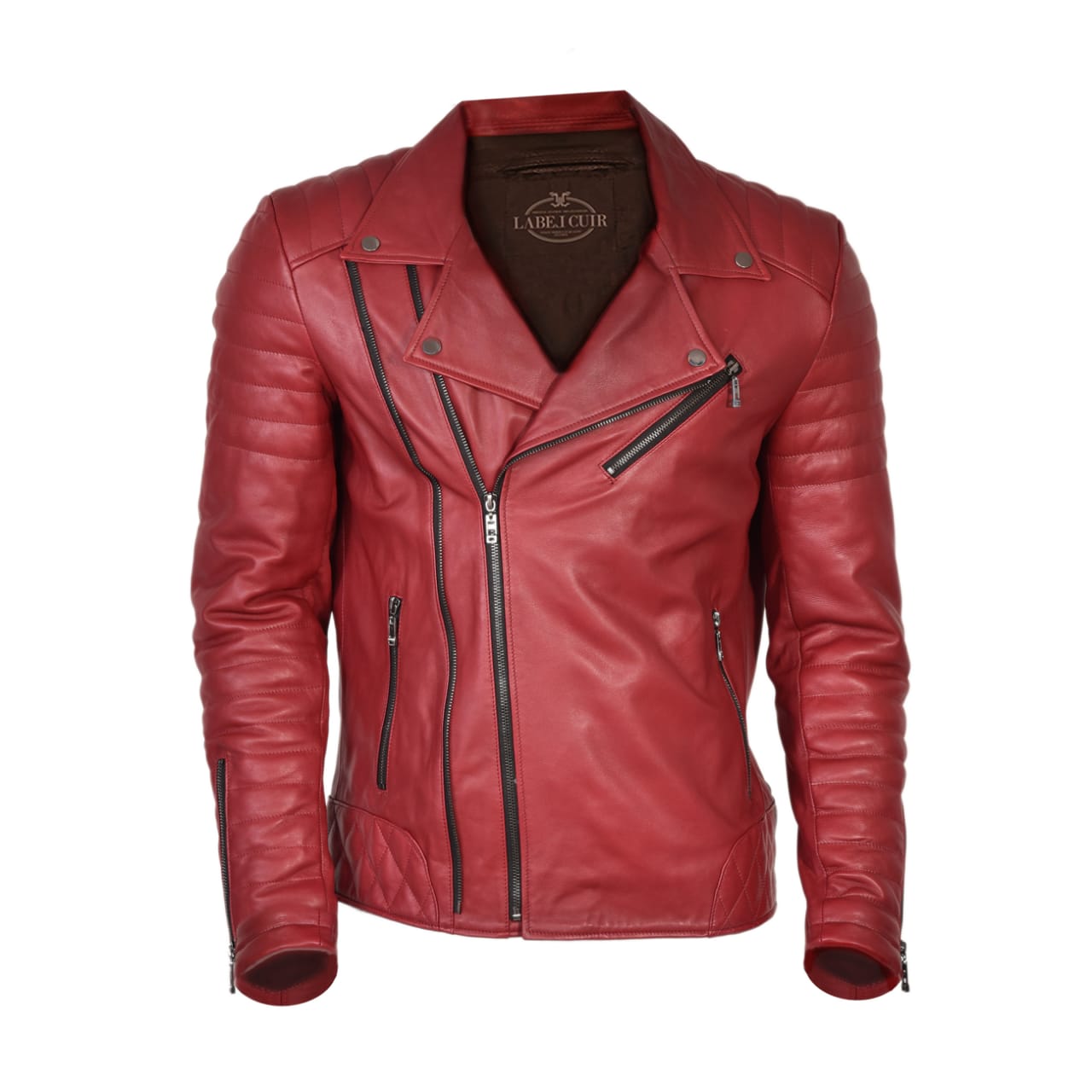 Gilet Homme En Cuir Véritable Vintage - Cuir Nappa 1.1-1.2 Mm, Fermeture Mousquetons Laiton, Extensible Sur Les Côtés